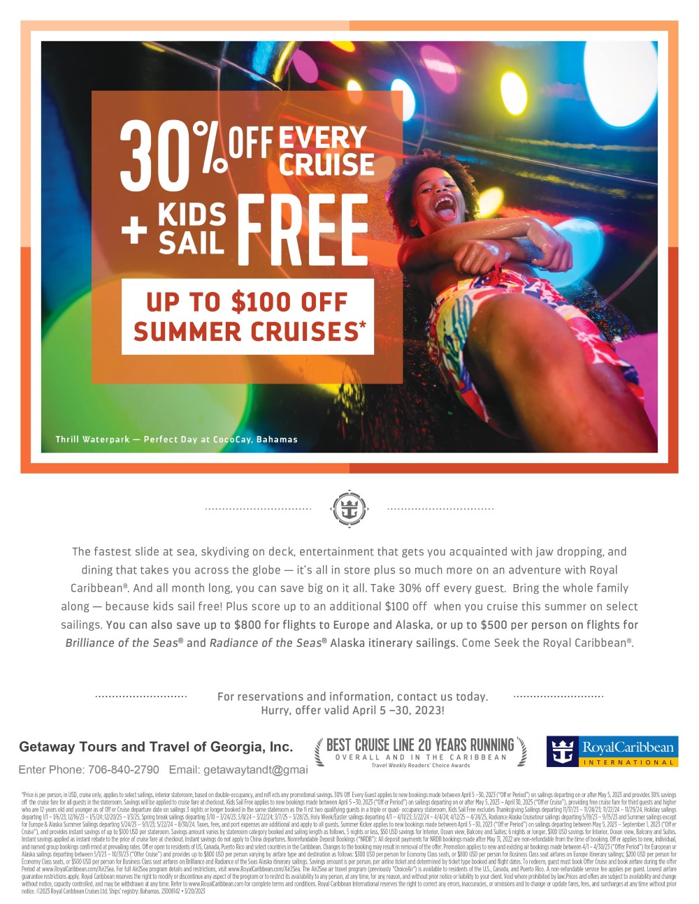 Summer Carnival cruise vacation deals